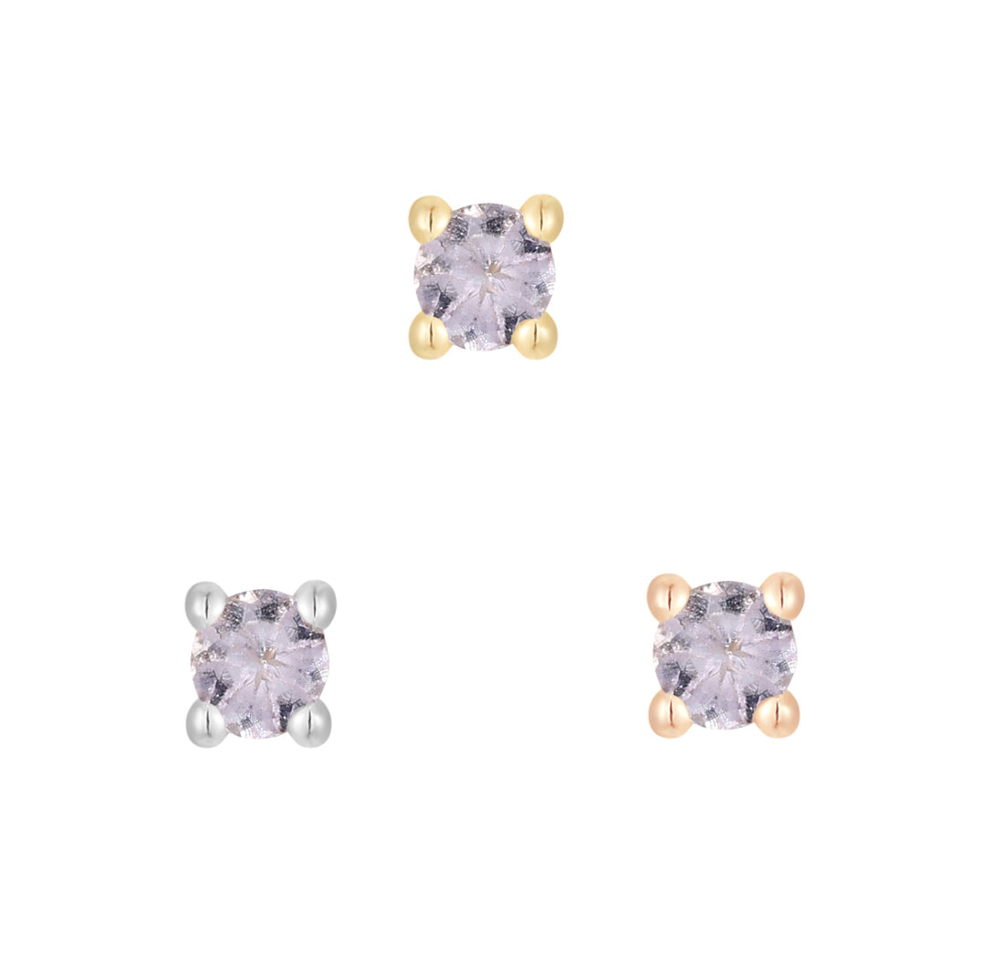 Prong Gem with Tanzanite - Buddha Jewelry