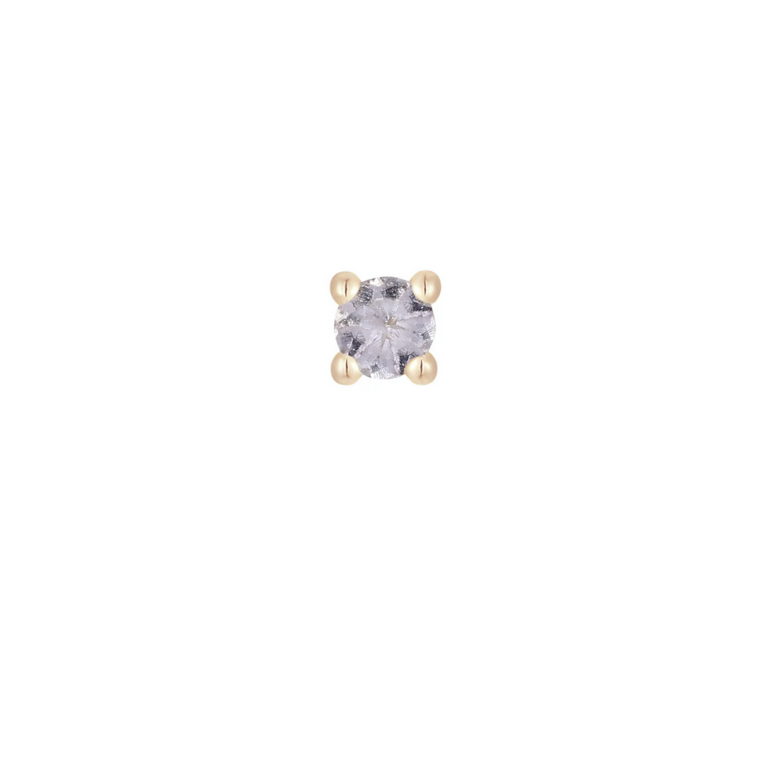 Prong Set Gem with Tanzanite — Buddha