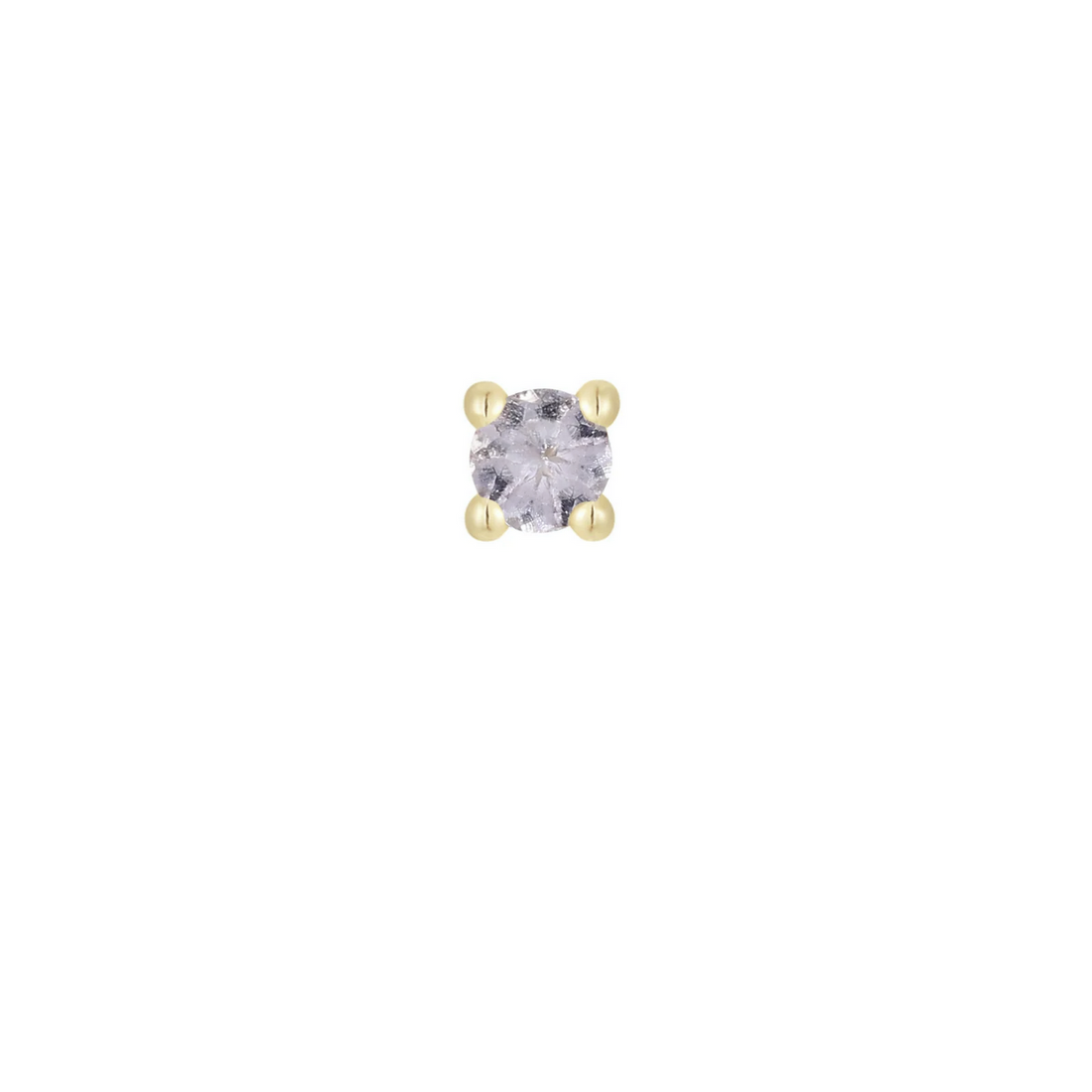Prong Set Gem with Tanzanite — Buddha