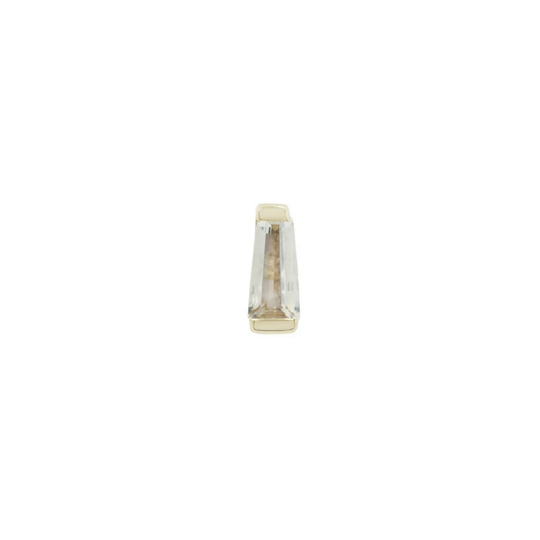 Tapered Baguette CZ — Buddha