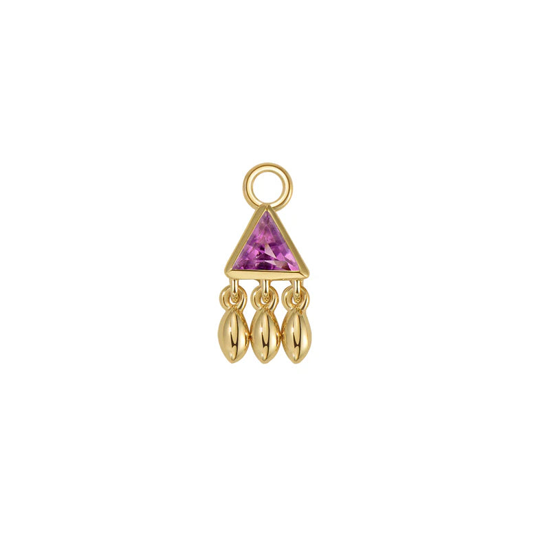 Tessa Charm Colored Gemstone — Modern Mood