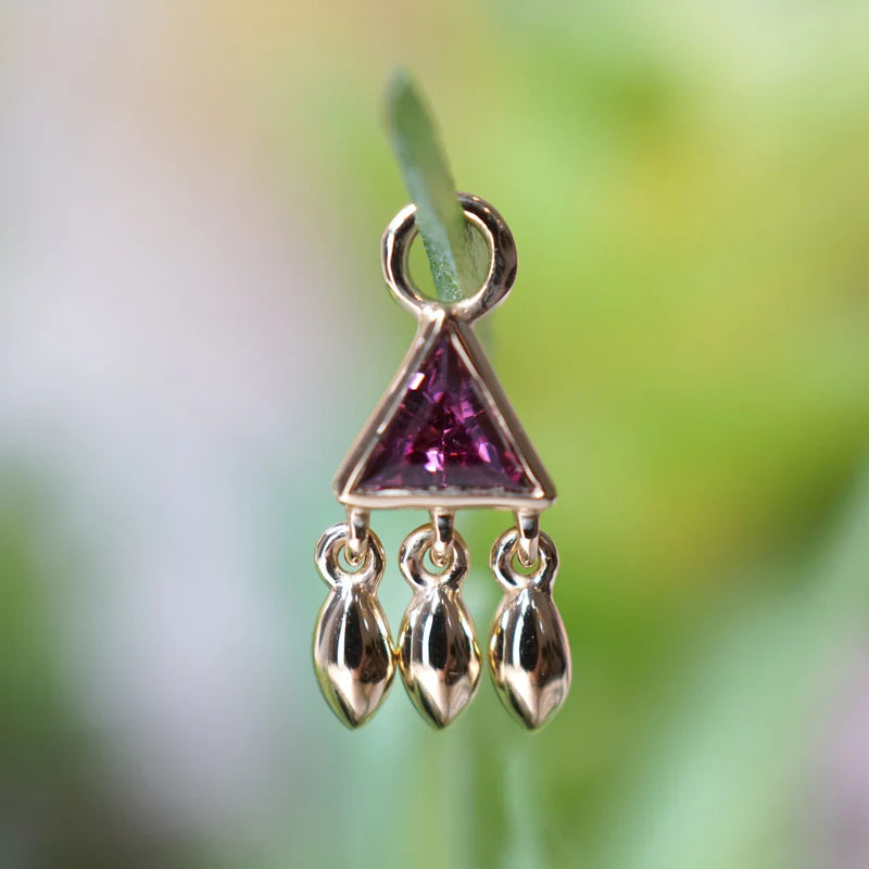 Tessa Charm Colored Gemstone — Modern Mood