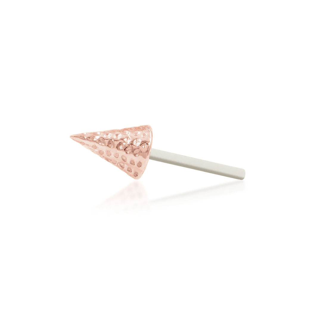 Textured Spike from Junipurr White and Rose Gold (Vault)
