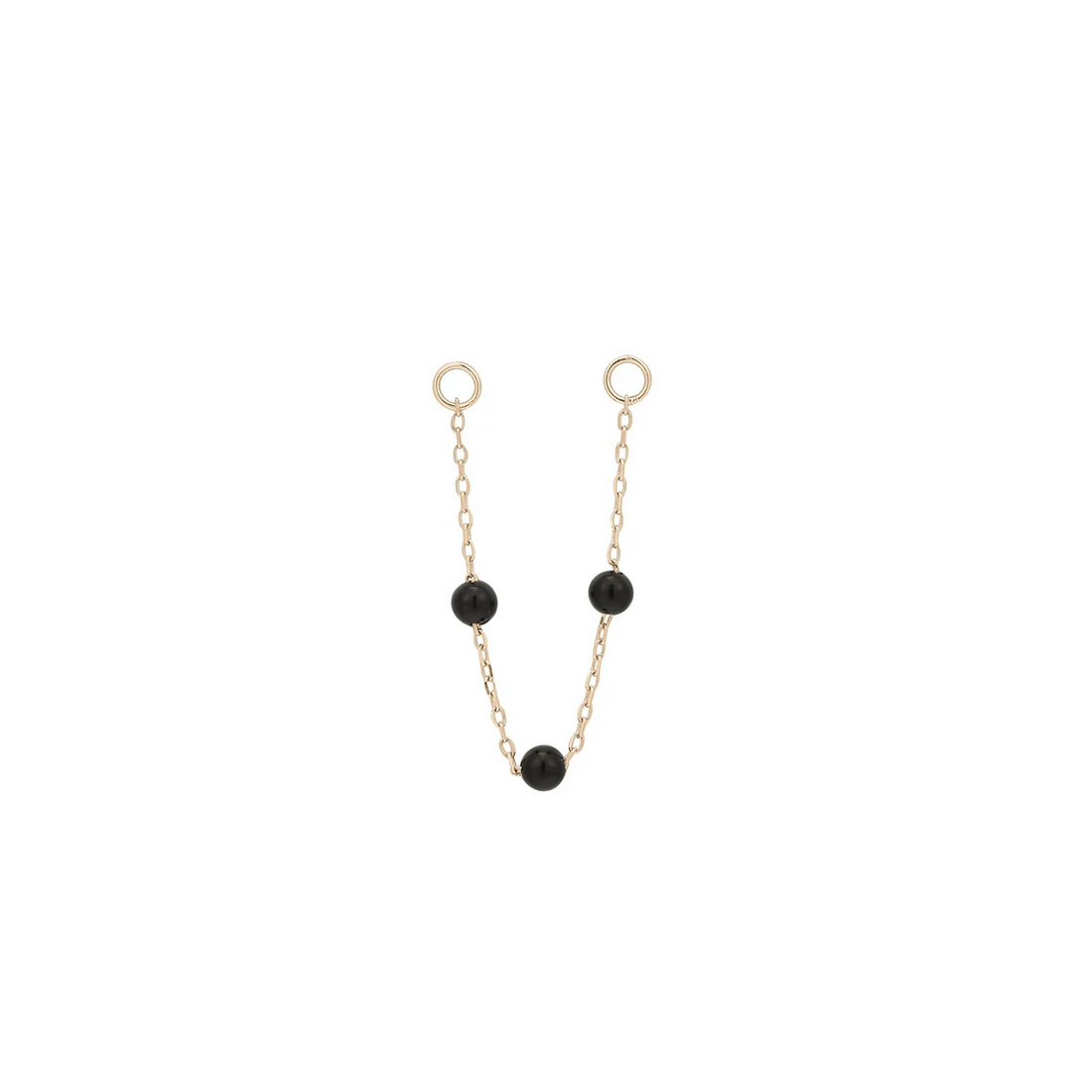 3 Bead Agate Chain — Buddha