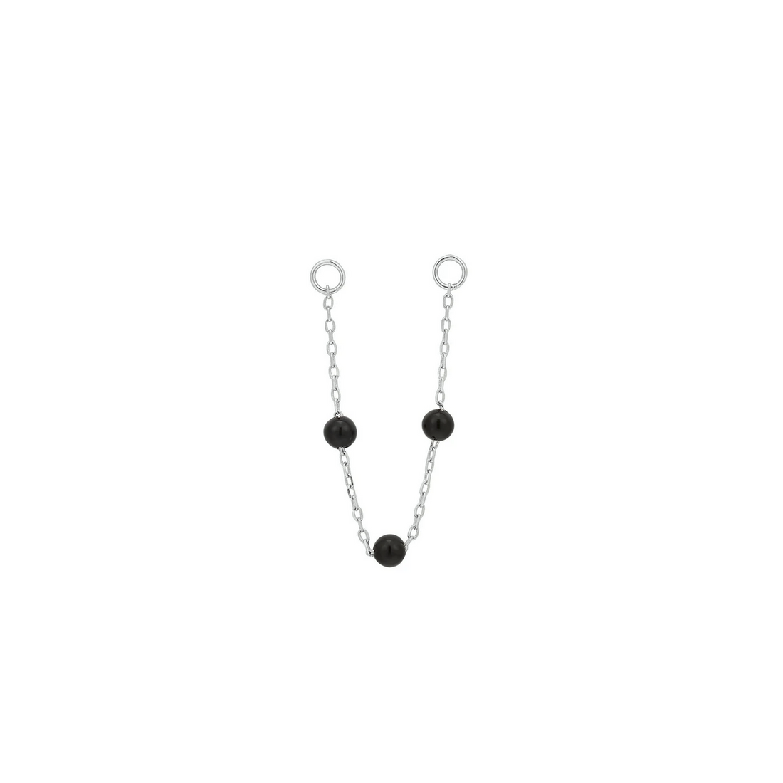 3 Bead Agate Chain — Buddha
