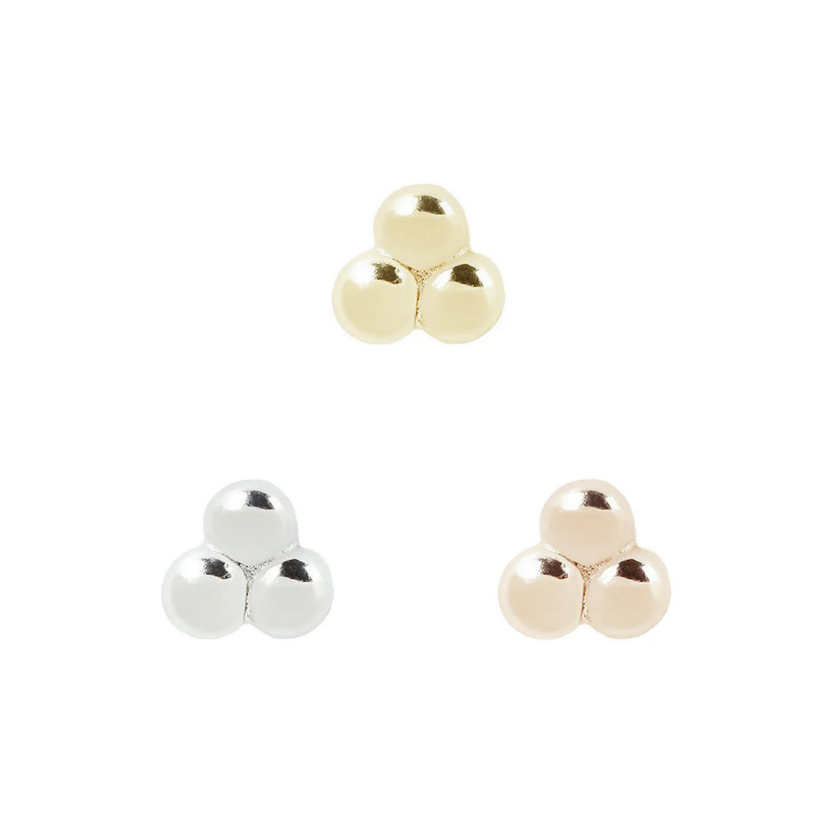 3 Bead Cluster — Buddha
