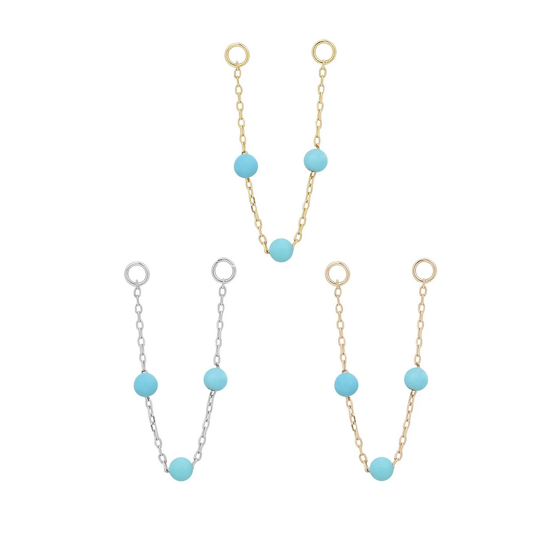 3 Bead Turqouise Chain From Buddha
