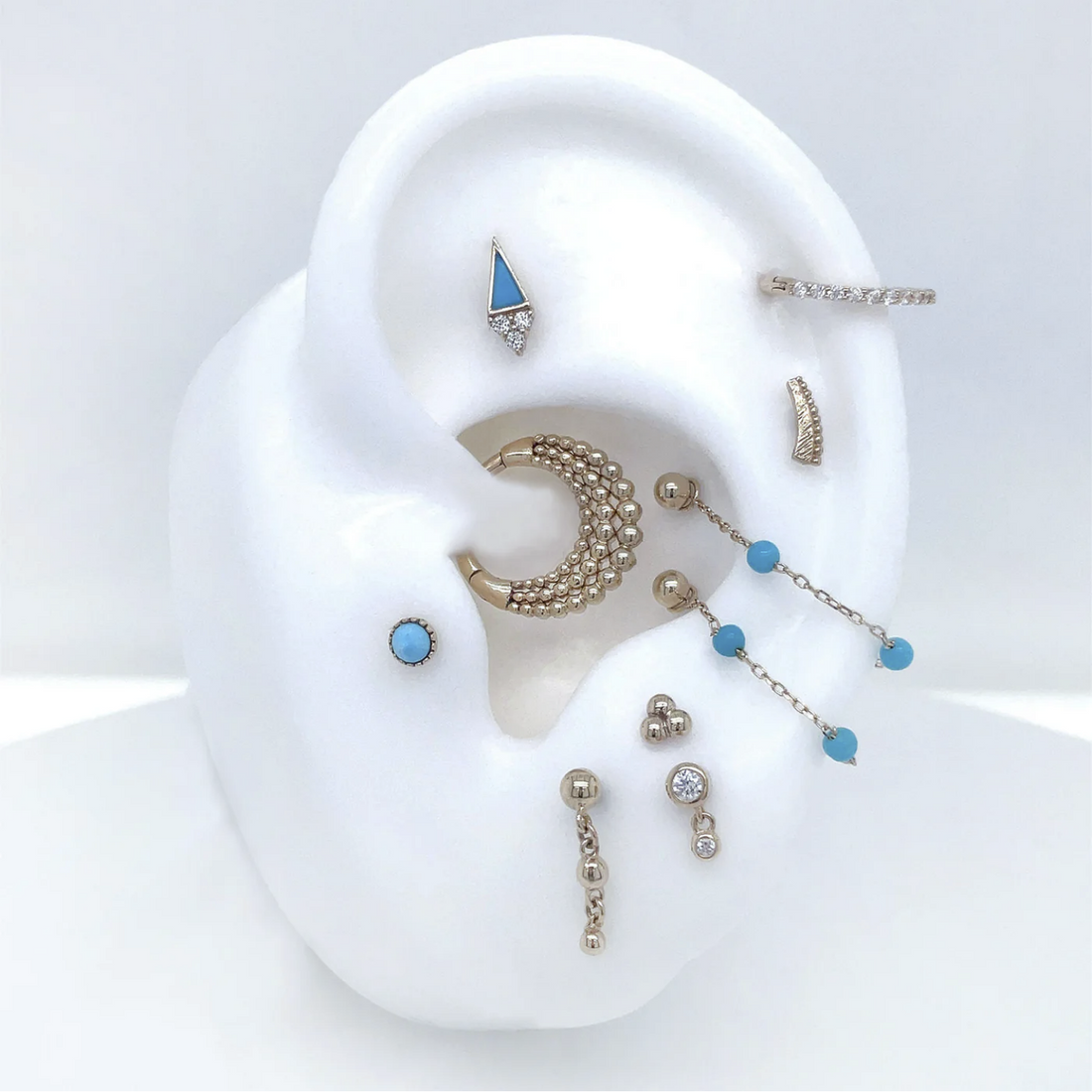3 Bead Turqouise Chain From Buddha