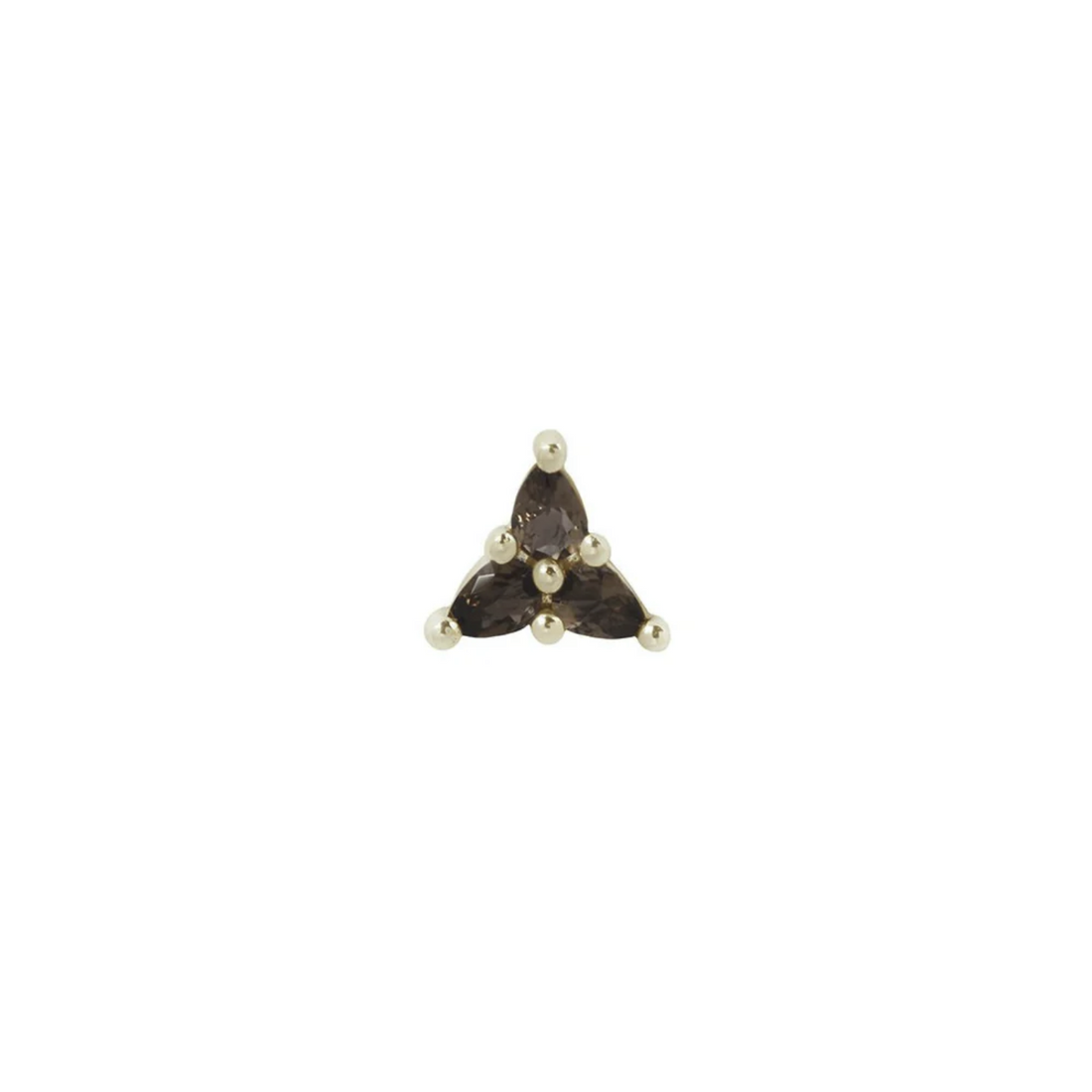 3 Little Pears Smoky Quartz — Buddha