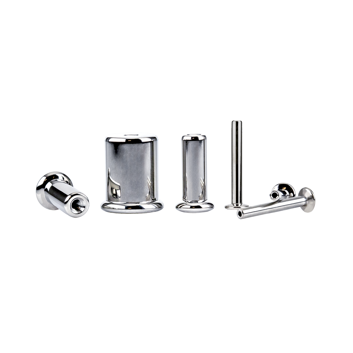 Titanium 1-Piece Labret Threaded/Threadless