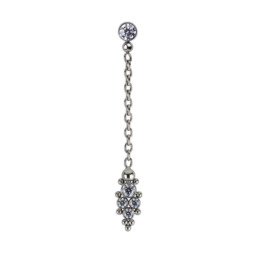 Timeless Dangle Charm Bezel Top