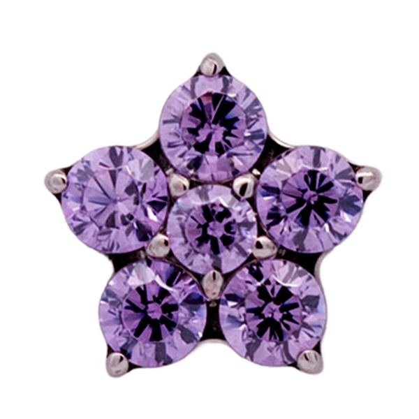Titanium Flower Gem (5 petals)