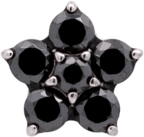 Titanium Flower Gem (5 petals)