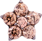 Titanium Flower Gem (5 petals)