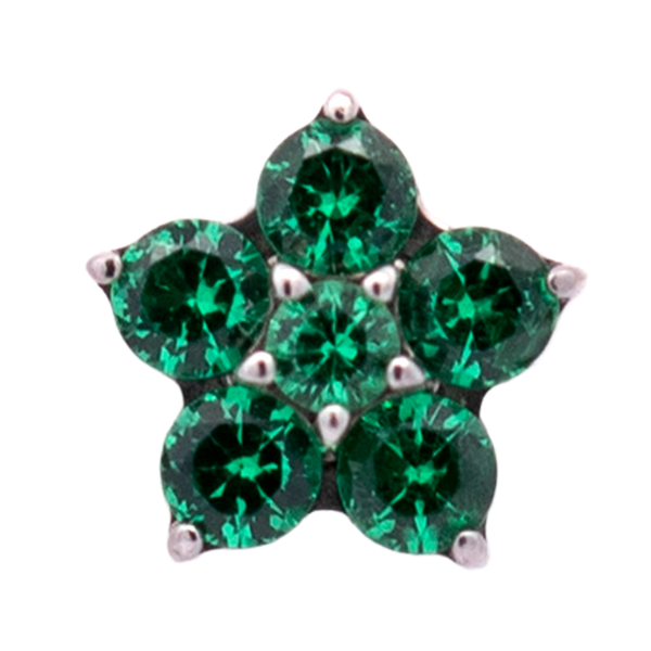 Titanium Flower Gem (5 petals)