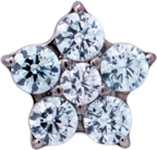 Titanium Flower Gem (5 petals)