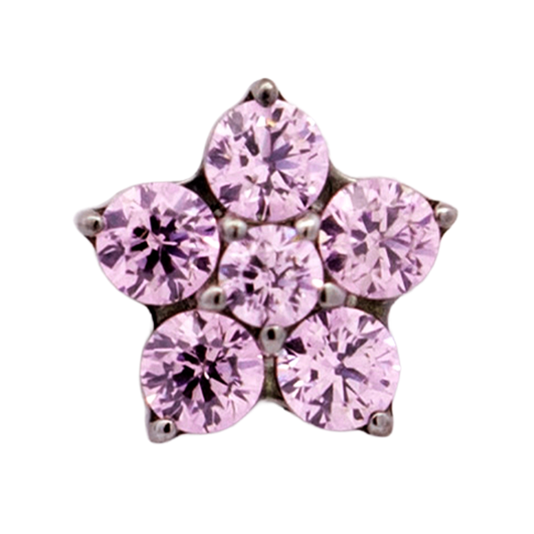 Titanium Flower Gem (5 petals)