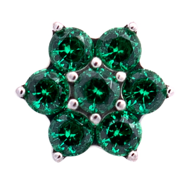 Titanium Flower Gem (6 petals)