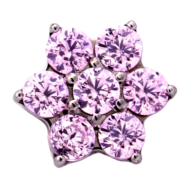 Titanium Flower Gem (6 petals)