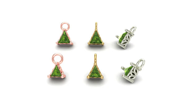 Triangle Prong Charm from Mushroom — M.US.HROOM