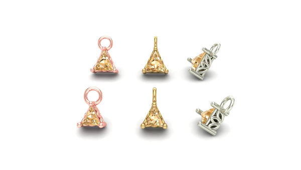 Triangle Prong Charm from Mushroom — M.US.HROOM