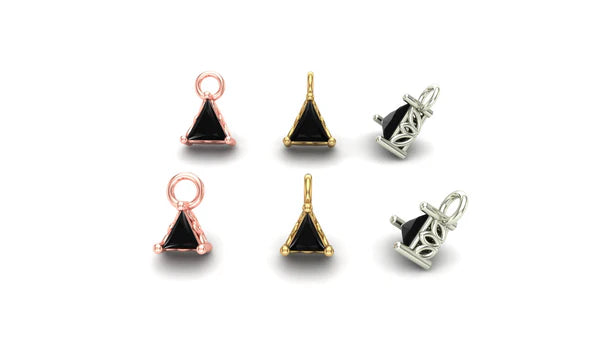 Triangle Prong Charm from Mushroom — M.US.HROOM