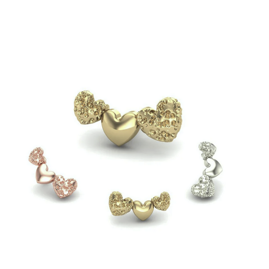Triple Hearts From Mushroom — M.US.HROOM