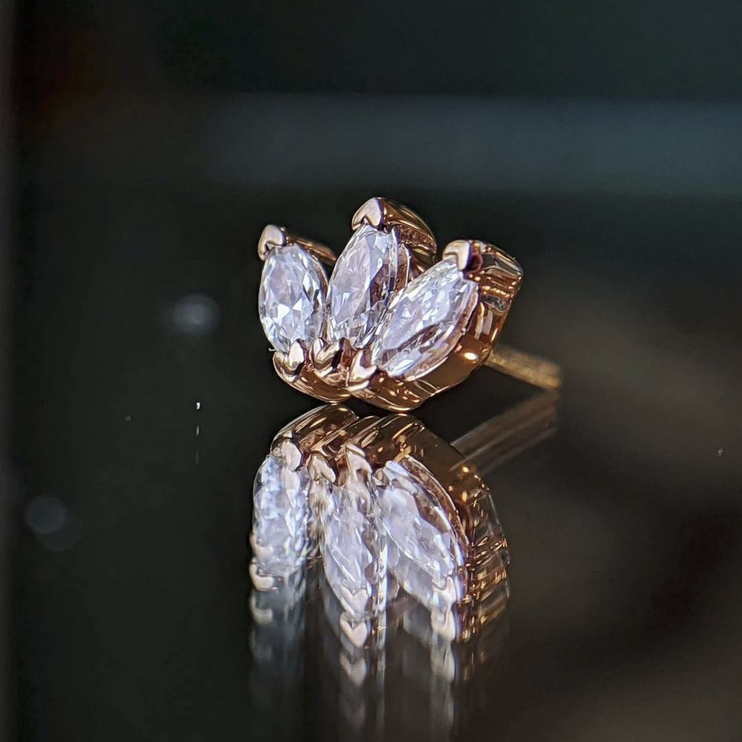 Triple Marquise CZ from Junipurr