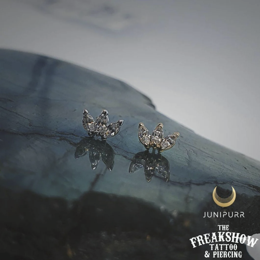 Triple Marquise CZ from Junipurr