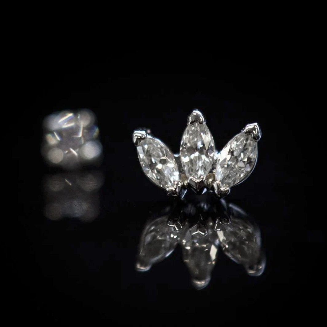 Triple Marquise CZ from Junipurr