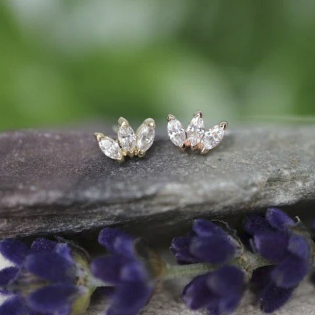 Triple Marquise CZ from Junipurr