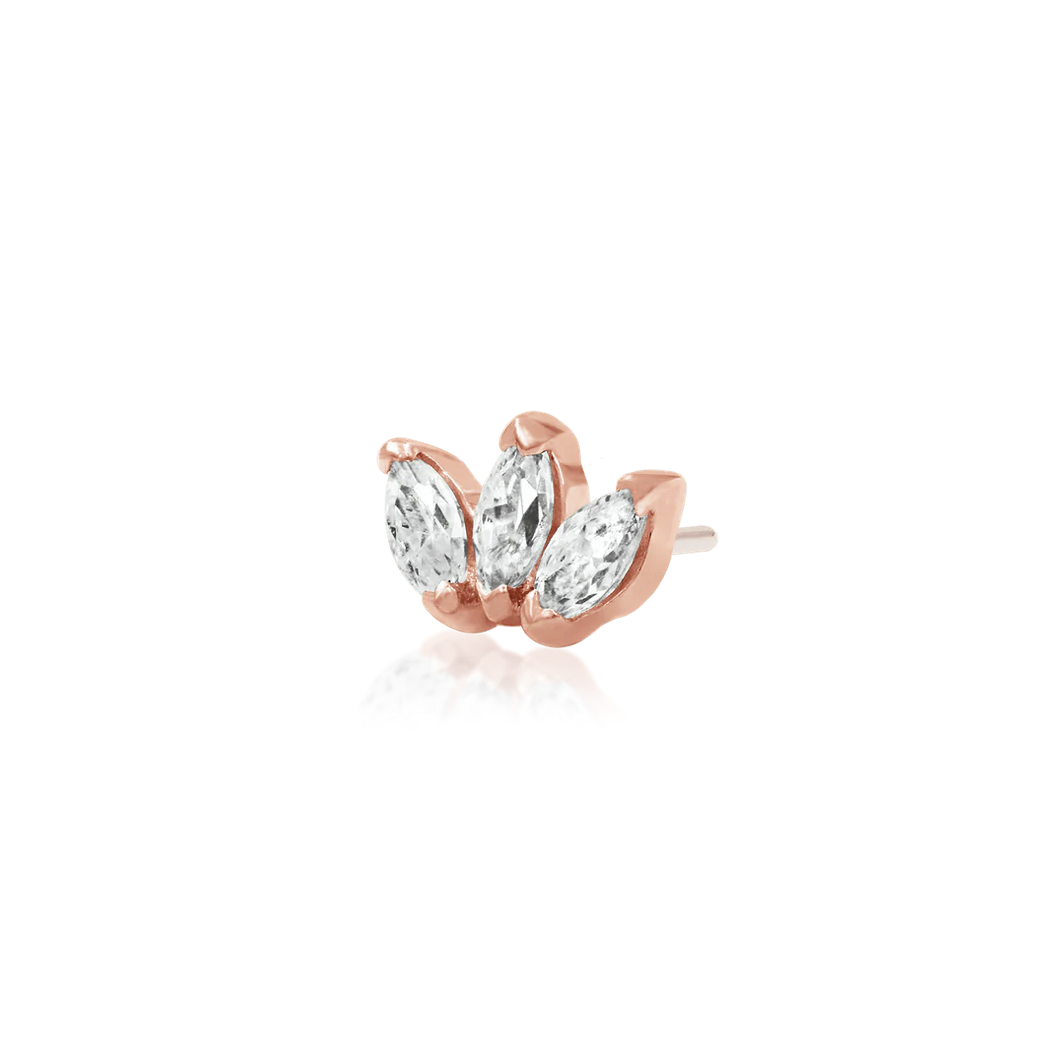Triple Marquise CZ from Junipurr