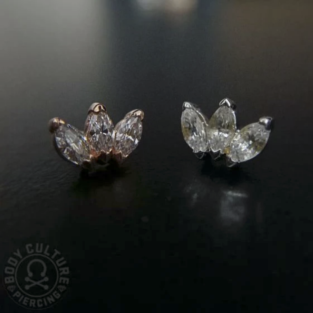 Triple Marquise CZ from Junipurr