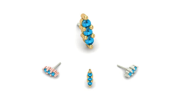 Triple Stone Prong from Mushroom — M.US.HROOM