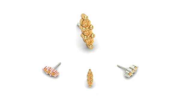 Triple Stone Prong from Mushroom — M.US.HROOM