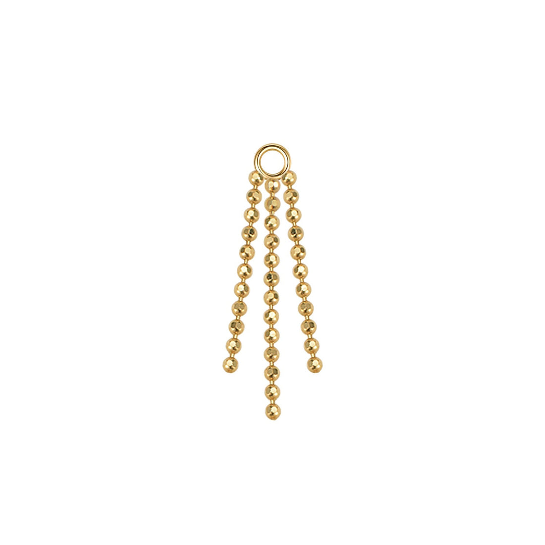 Triple Ball Chain Charm