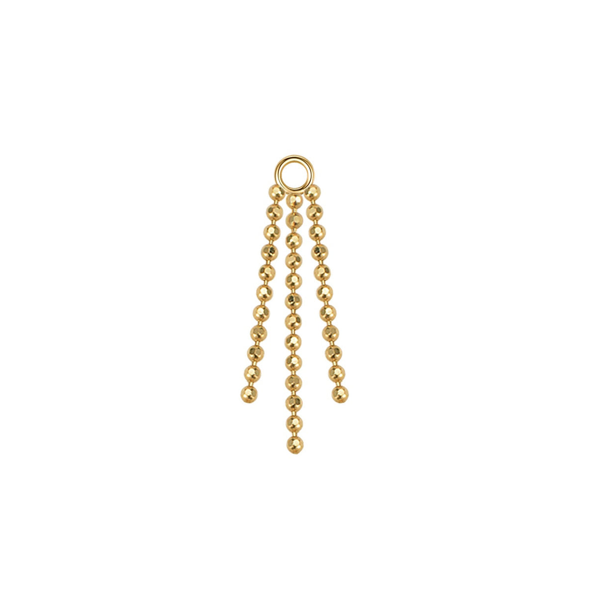 Triple Ball Chain Charm