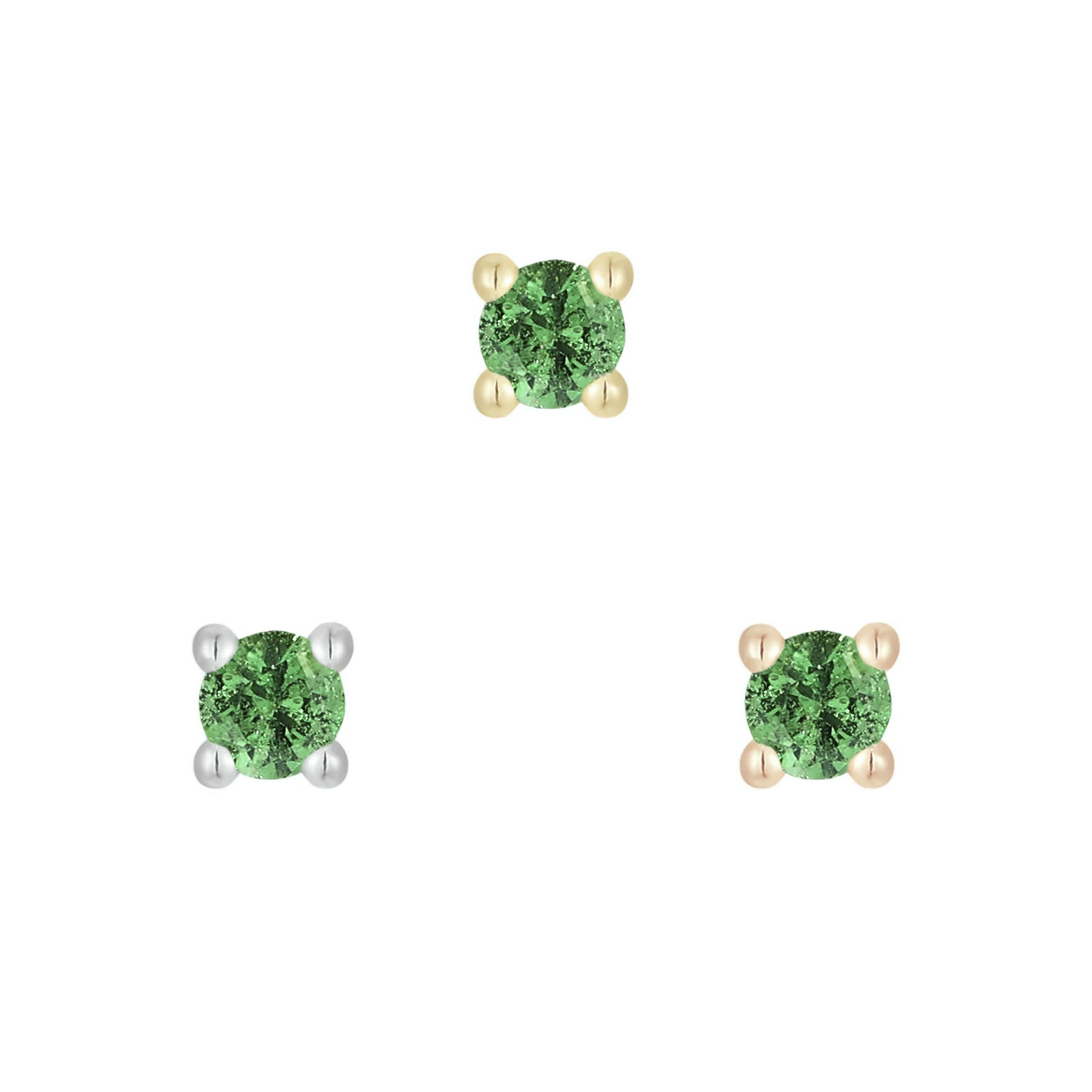 Prong Set Gem with Tsavorite From Buddha