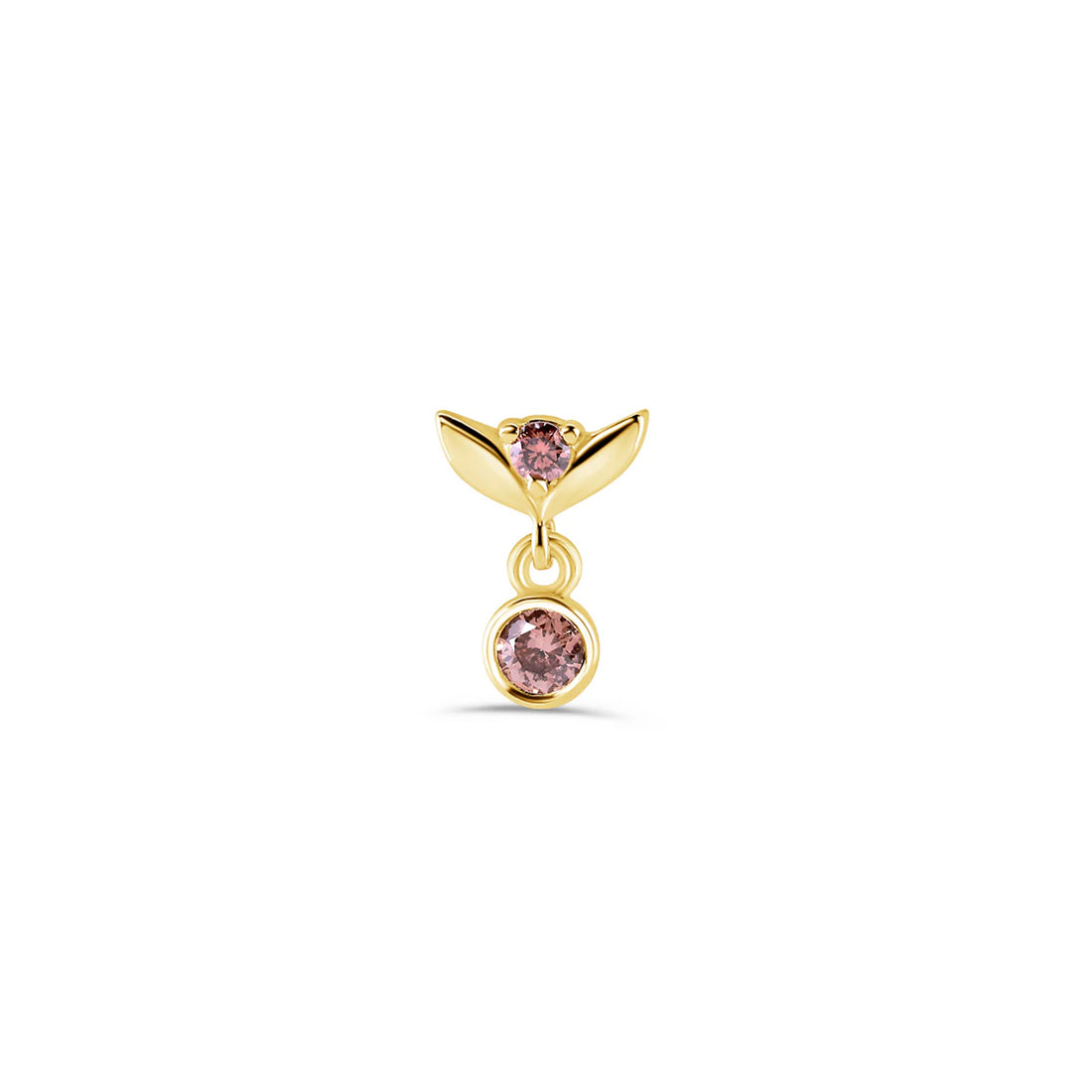Tulip Dangle with Bezel — NorVoch