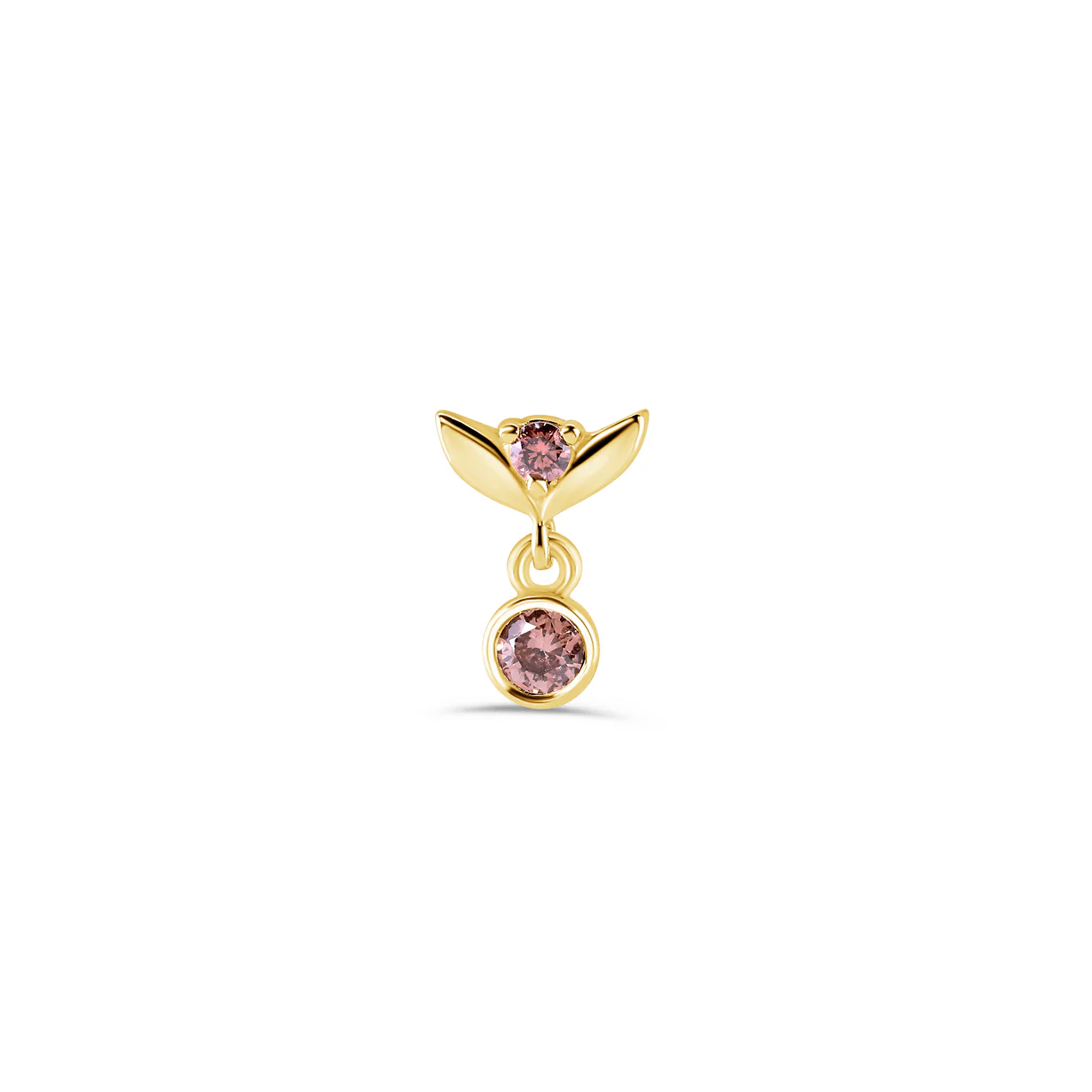 Tulip Dangle with Bezel — NorVoch