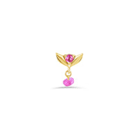 Tulip Dangle with Raw Gem — NorVoch