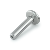 Threadless Titanium 12ga Labret post