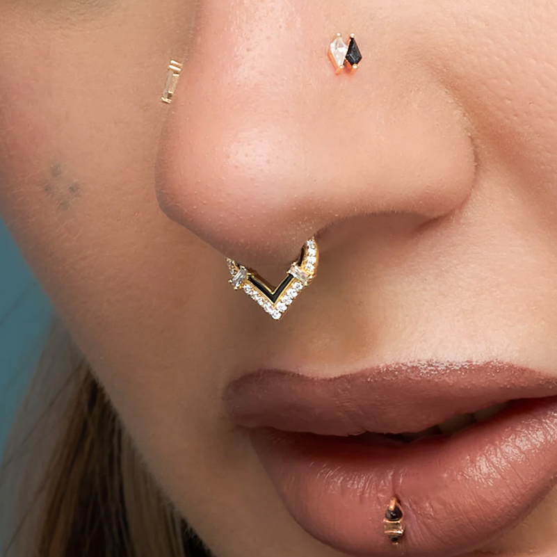 Uprise Clicker with Enamel and CZ — Buddha