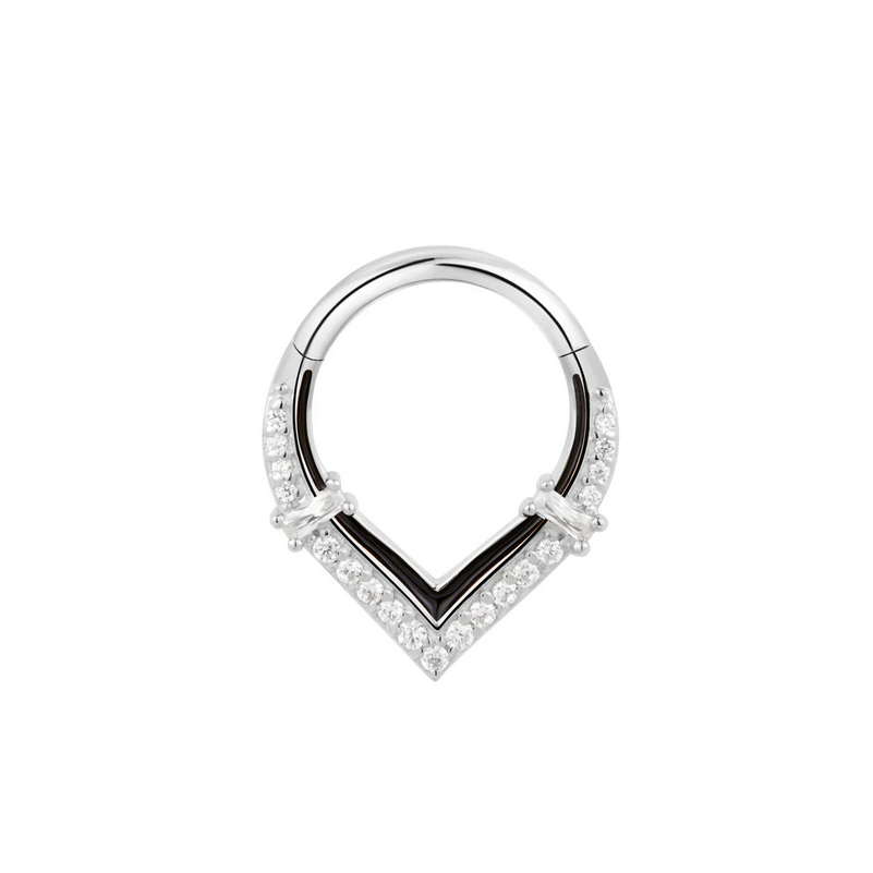 Uprise Clicker with Enamel and CZ From Buddha