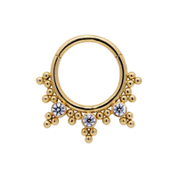 "Vanita" Hinged Ring With Diamond