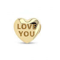 Gold Valentine Heart LoveYou End — Anatometal