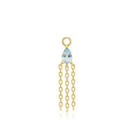 Veronika Mini Charm Colored Gemstone — Modern Mood