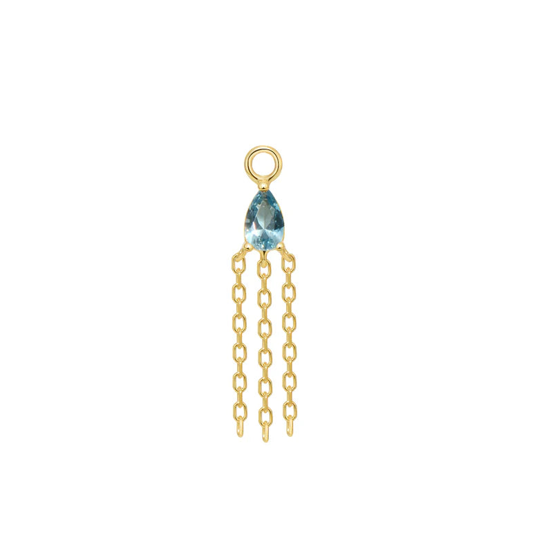 Veronika Mini Charm Colored Gemstone — Modern Mood