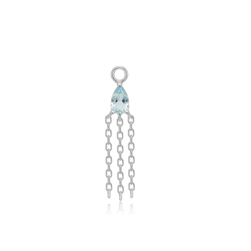 Veronika Mini Charm Colored Gemstone — Modern Mood