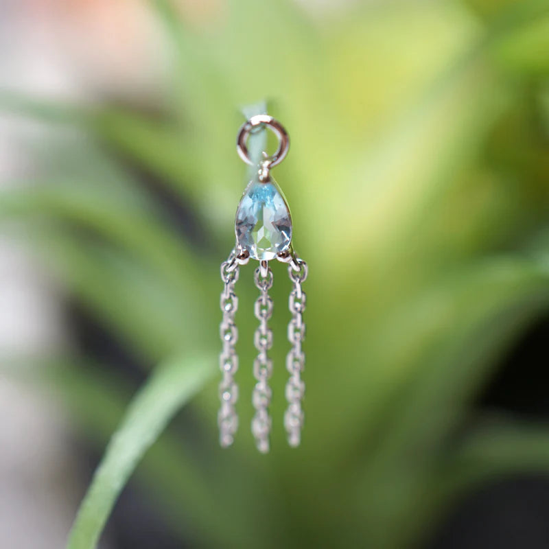 Veronika Mini Charm Colored Gemstone — Modern Mood
